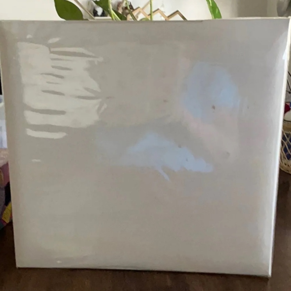 Vintage White Fabric Memory Book